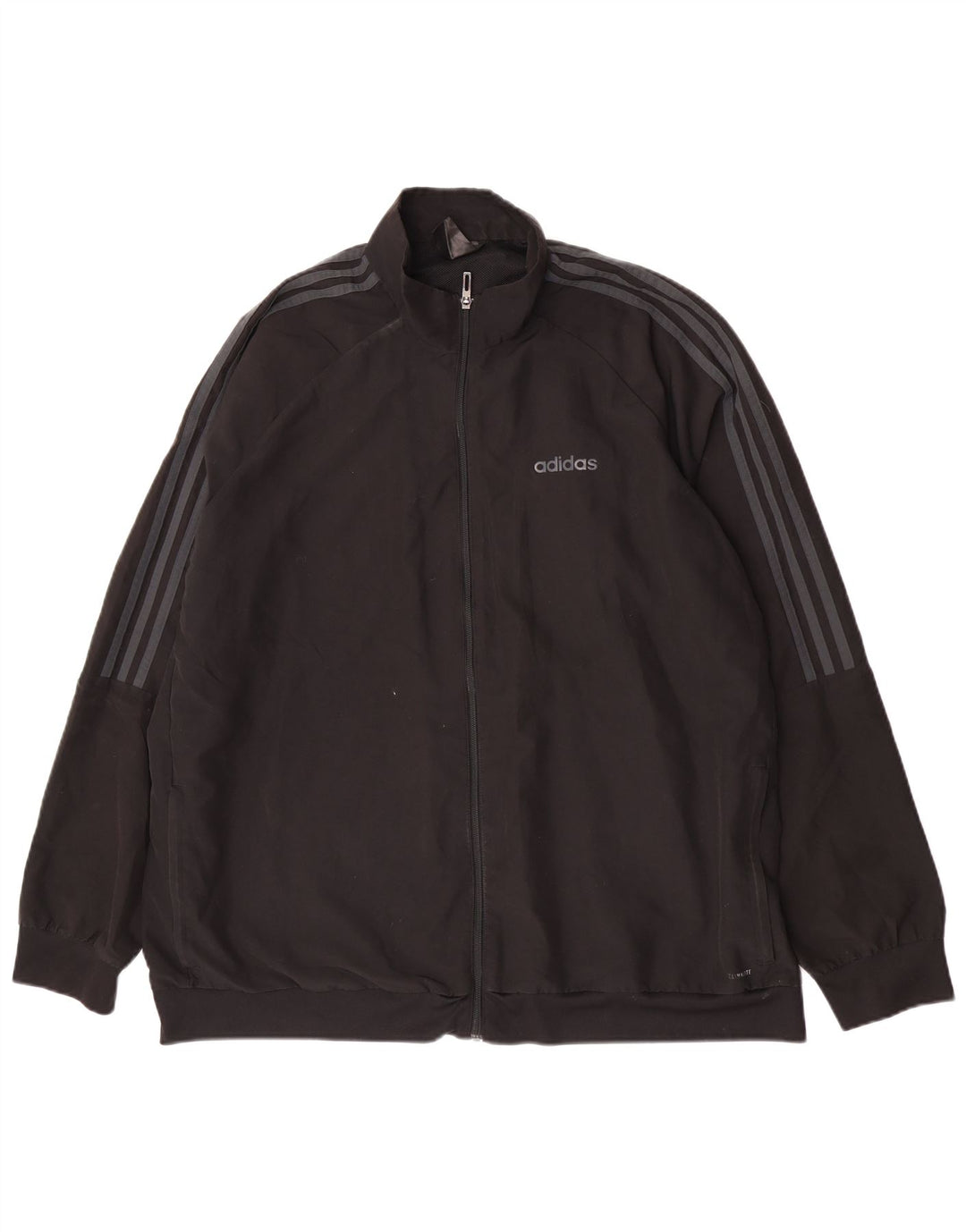 Adidas Mens Treino Top Jacket 2XL Preto Poliéster Esportes
