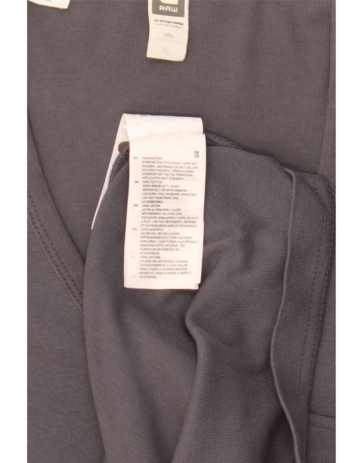 Camiseta masculina G-Star Top XL algodão cinza