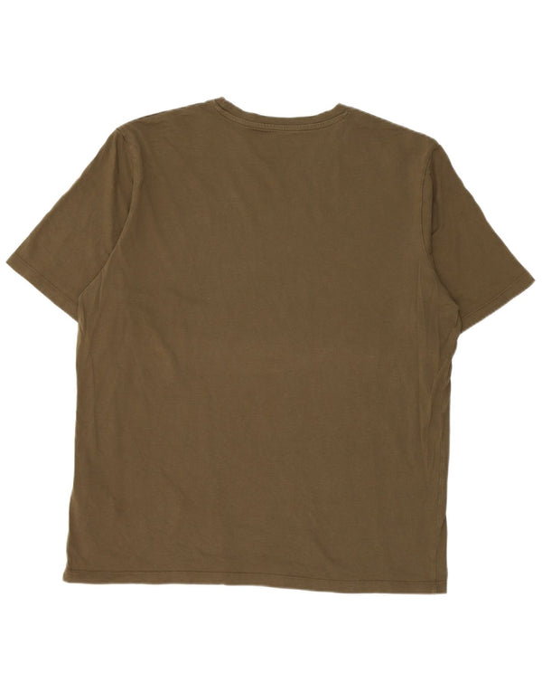 Camiseta masculina Jack & Jones Top XL algodão cáqui