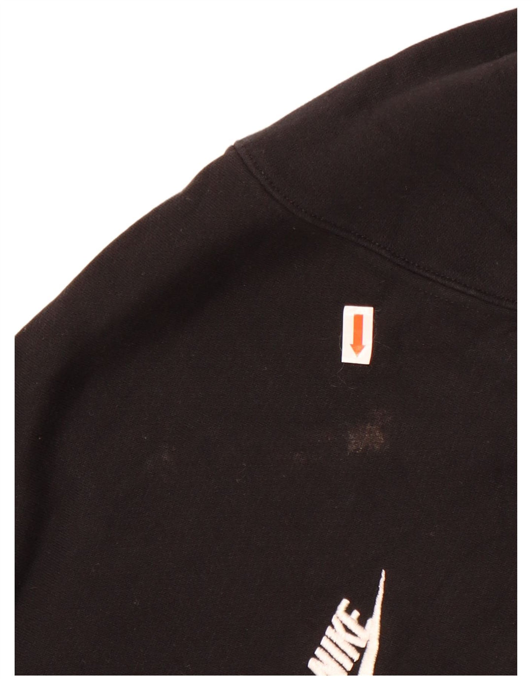 Nike Mens Hoodie Jumper Grande Algodão Preto