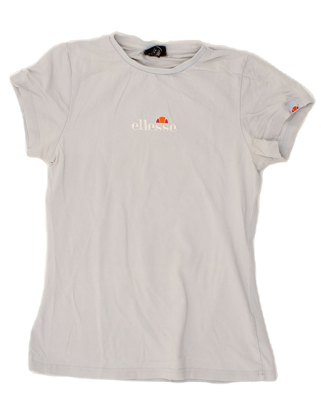 ELLESSE Womens T-Shirt Top UK 8 Small Blue Cotton Vintage Ellesse and Second-Hand Ellesse from Messina Hembry 