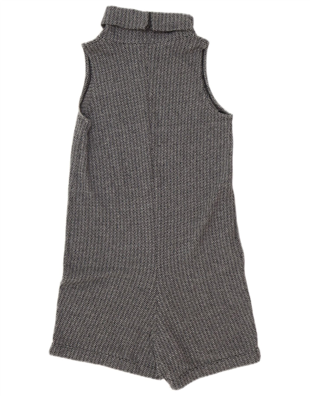 Macacão feminino sem mangas Zara UK 10 pequeno cinza