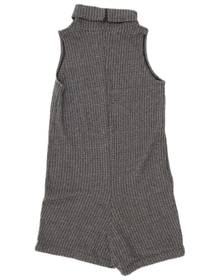 Macacão feminino sem mangas Zara UK 10 pequeno cinza