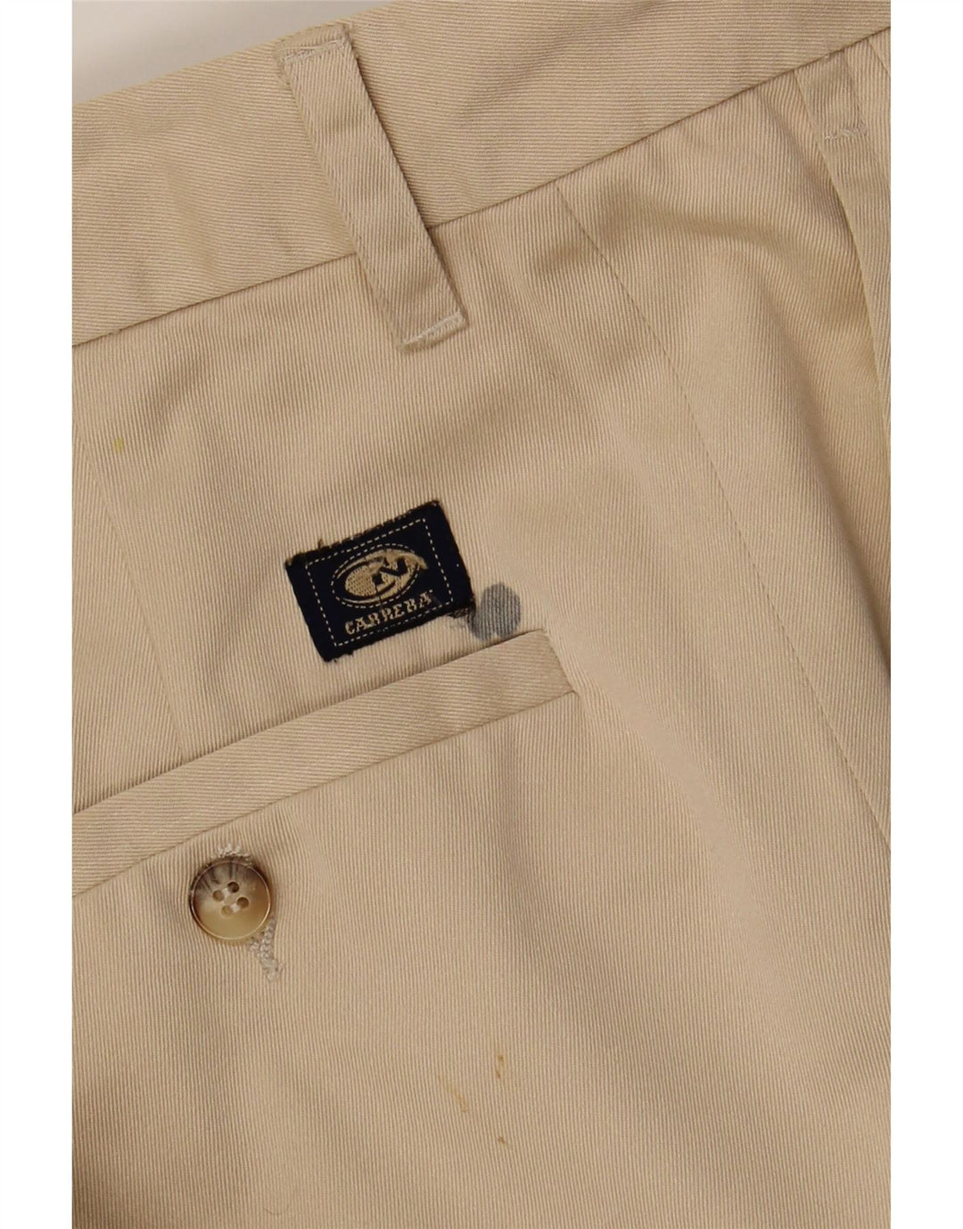 CARRERA Mens Pegged Chino Trousers W31 L27 Beige Cotton Vintage Carrera and Second-Hand Carrera from Messina Hembry 