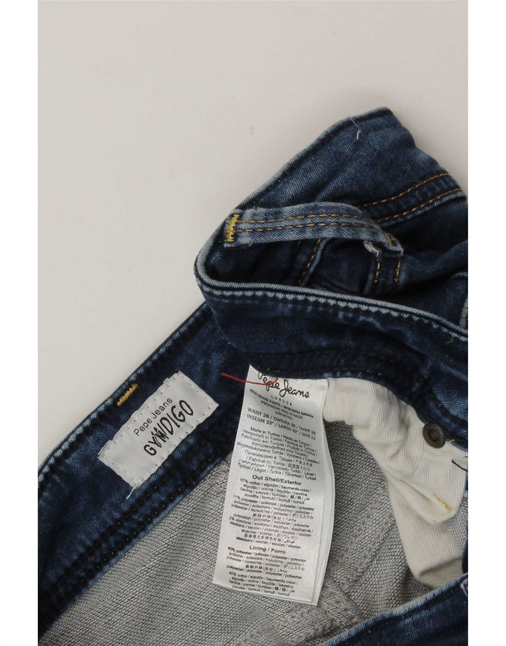 PEPE Jeans Feminino Slim W28 L28 Azul Algodão