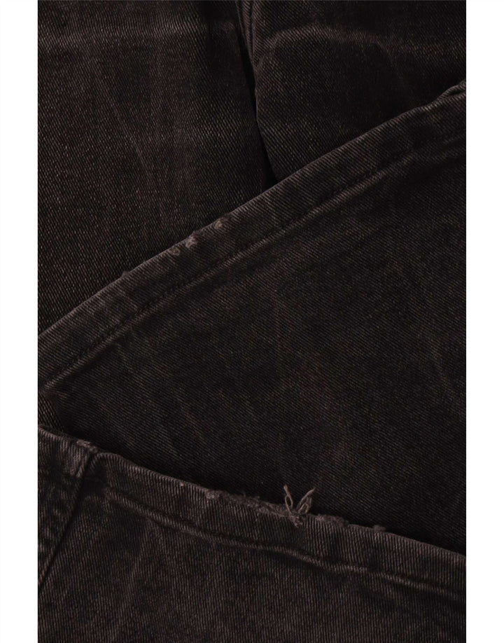 Wrangler Masculino Texas Stretch Straight Jeans W38 L32 Algodão Preto