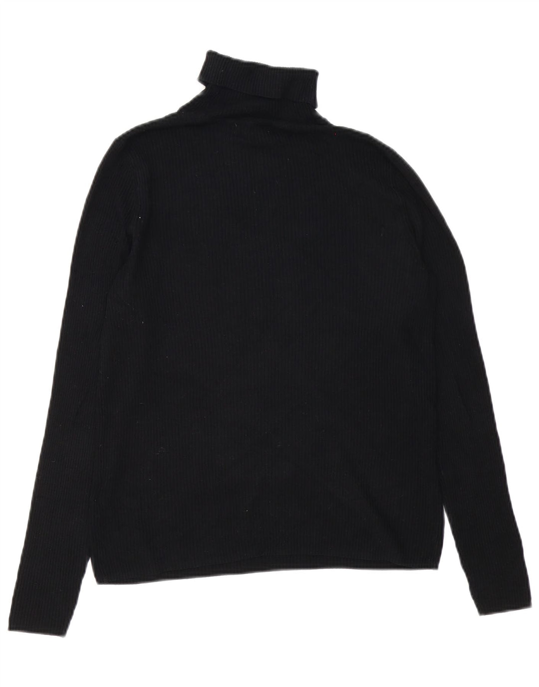 Suéter feminino Marks & Spencer com gola redonda Reino Unido 14 viscose preta média
