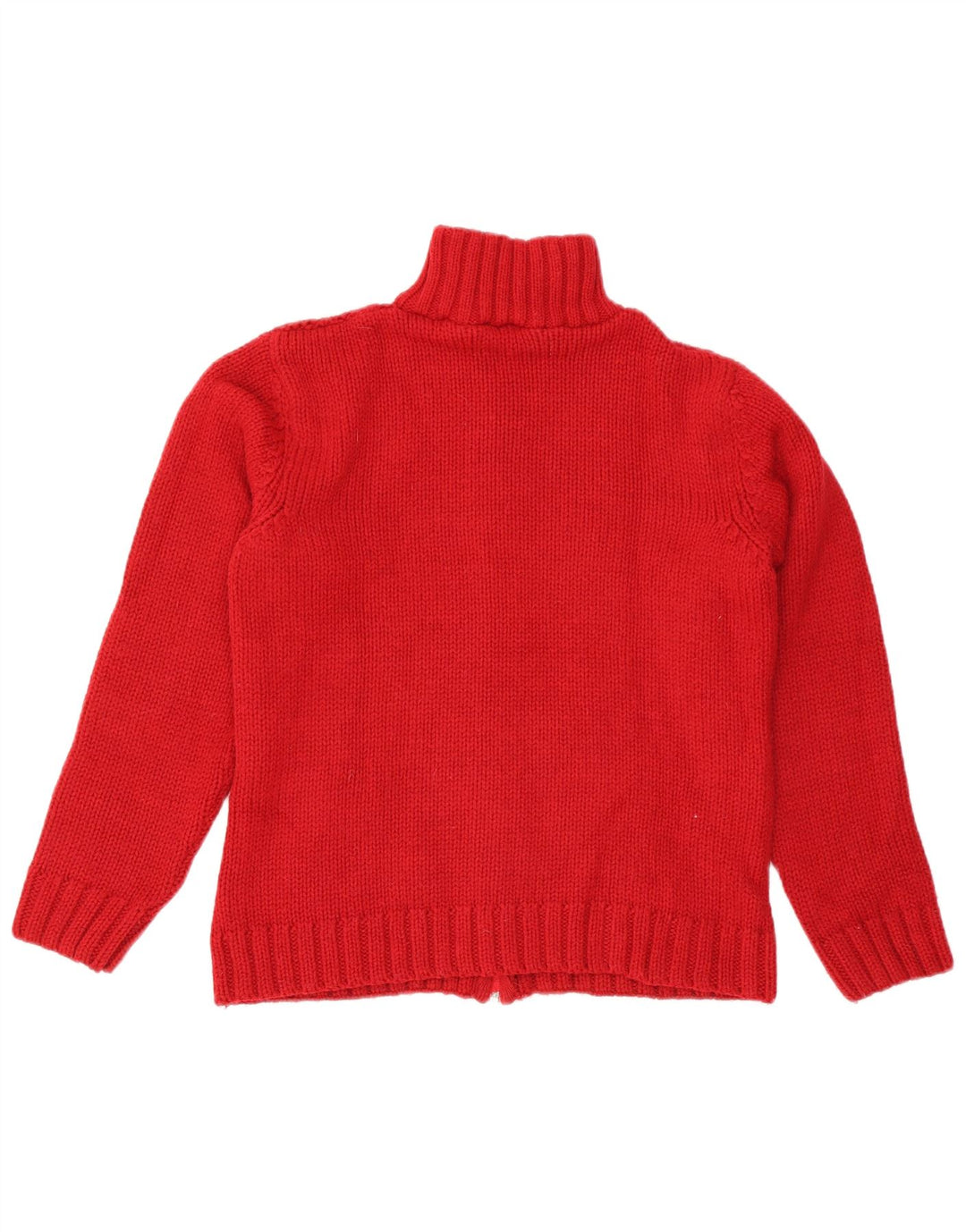 Suéter cardigã feminino Onyx Reino Unido 14 grande acrílico vermelho