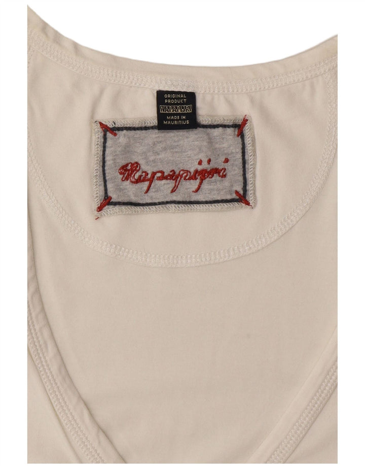 Colete feminino Napapijri UK 6 XS branco