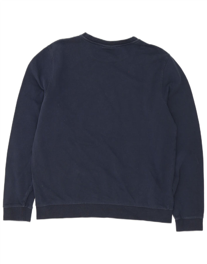 Calvin Klein moletom gráfico masculino Jumper XL azul marinho algodão