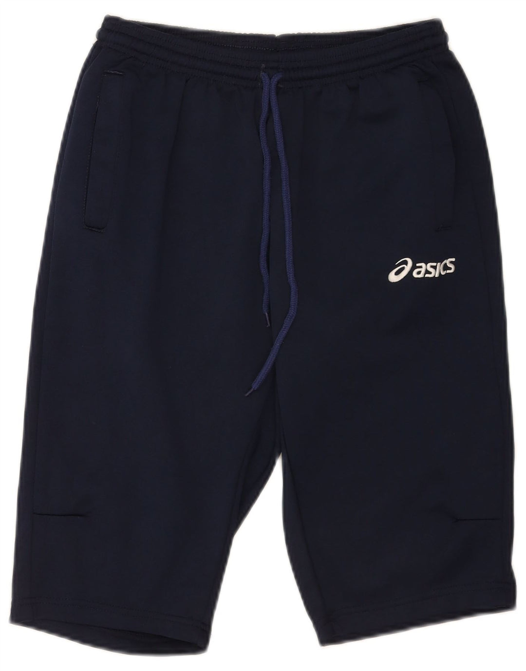 Shorts esportivos masculinos Asics grande poliéster azul marinho