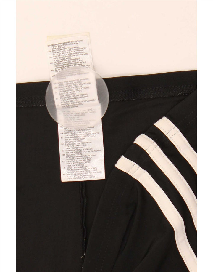 Shorts esportivos femininos Adidas UK 14 médio preto nylon