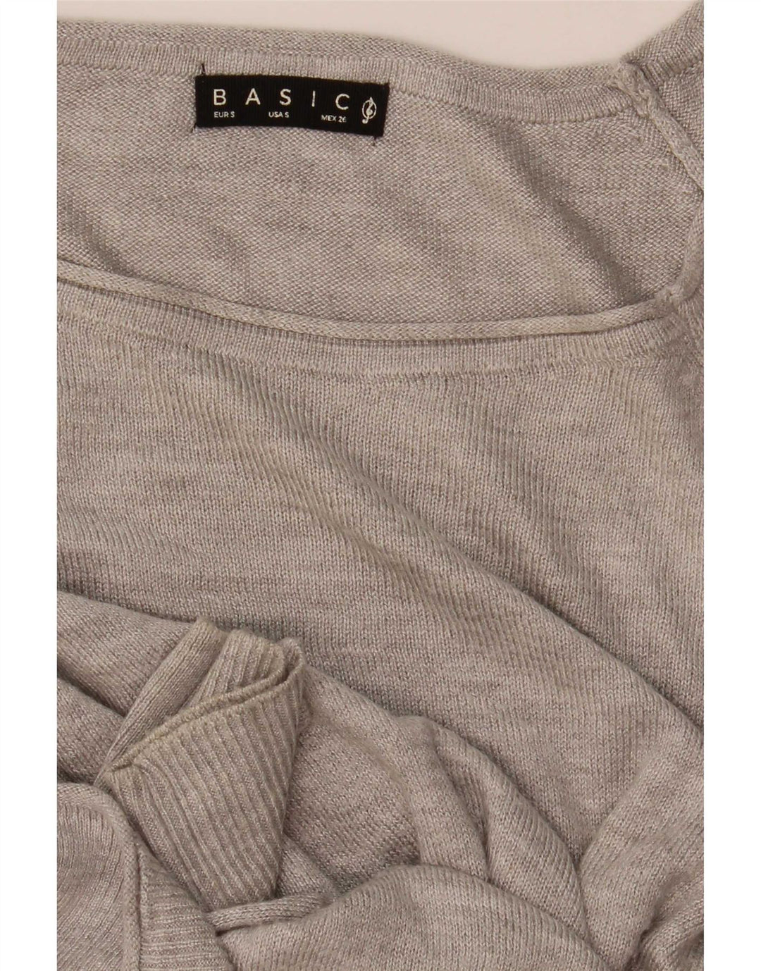 Blusa feminina Stradivarius com ajuste solto, Reino Unido 10, pequena, cinza