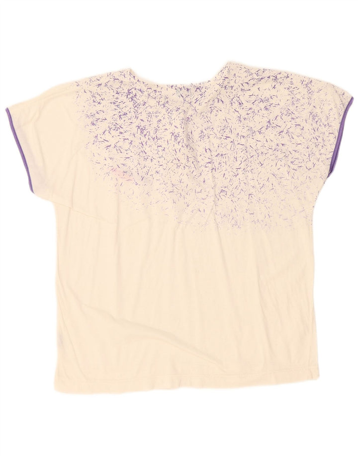 Camiseta feminina Fila Graphic Top IT 48 XL algodão branco