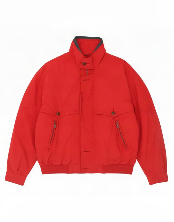Jaqueta bomber masculina Nuova Moda UK 38 vermelho médio