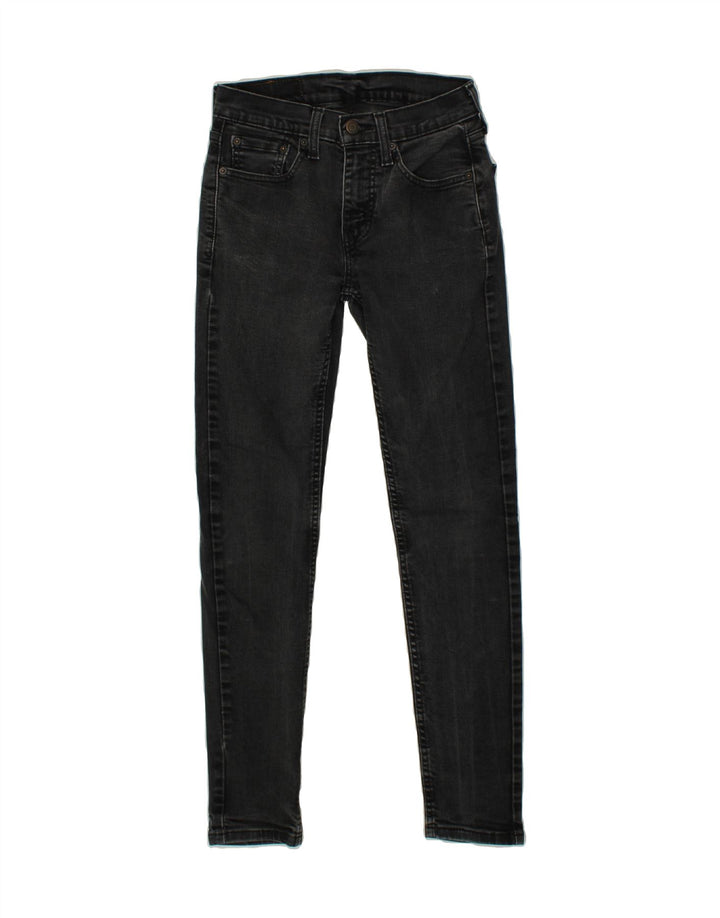 LEVI'S Womens 519 Skinny Jeans W28 L29 Grey Cotton Vintage Levi's and Second-Hand Levi's from Messina Hembry 