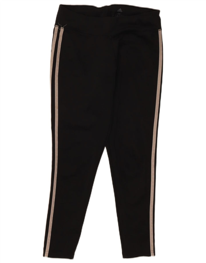 Adidas Womens Climalite Leggings UK 12/14 Médio Preto Poliéster
