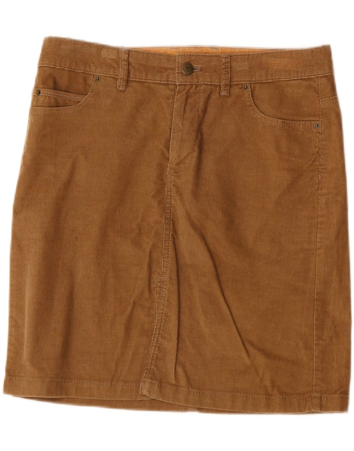 Saia feminina de veludo Timberland W29 algodão bege médio