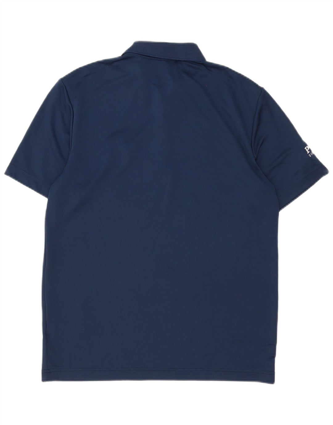 Camisa polo masculina Adidas pequena azul marinho poliéster
