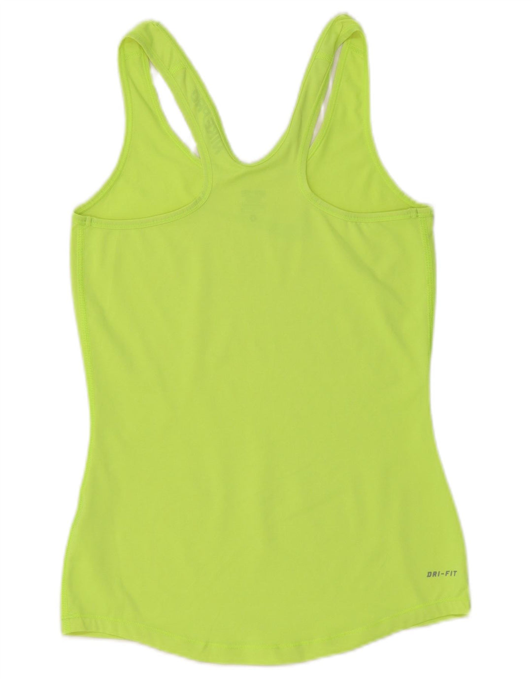 NIKE Womens Graphic Vest Top UK 8 Pequeno Verde Sintético