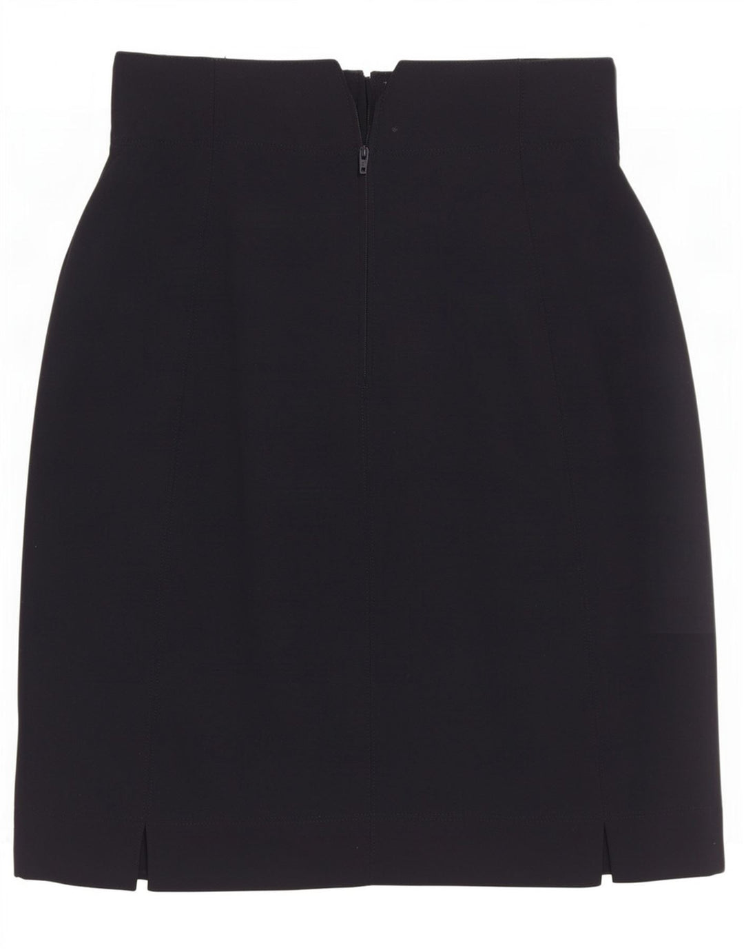 Escada Saia Lápis Feminina EU 40 Médio W27 Lã Azul Marinho