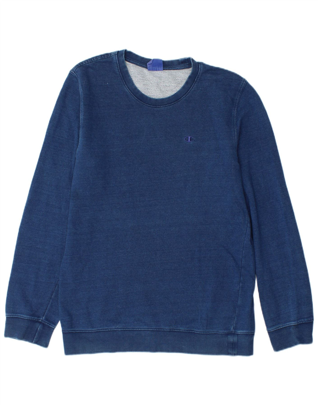 CHAMPION Suéter masculino moletom médio azul algodão
