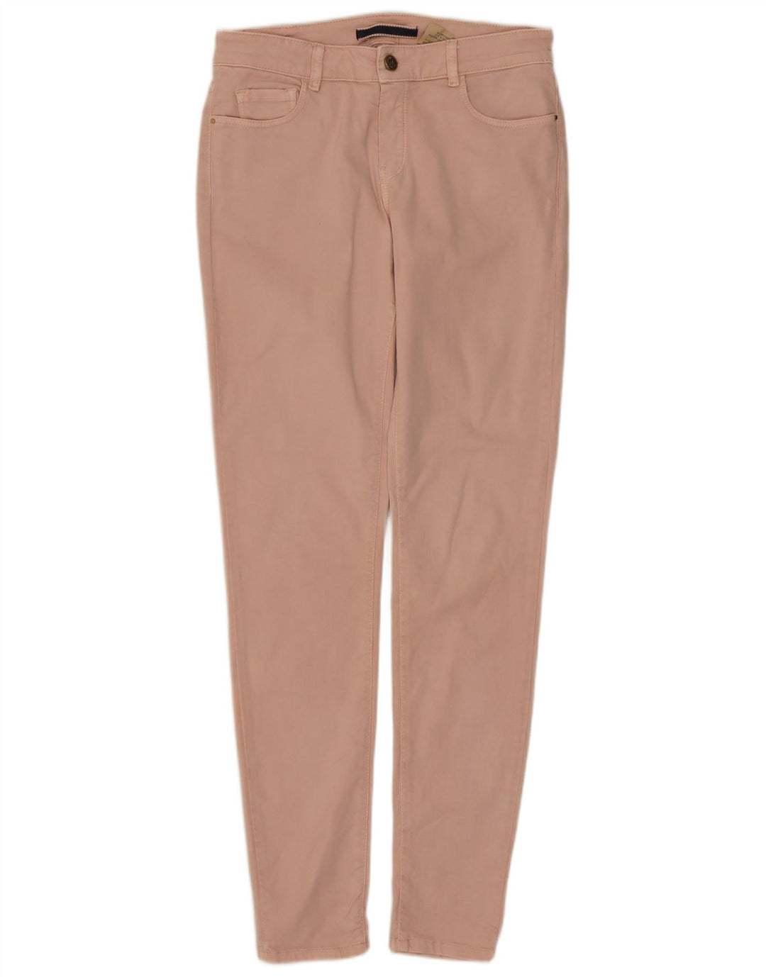 Jeans skinny feminino Massimo Dutti EU 38 pequeno W28 L29 algodão rosa