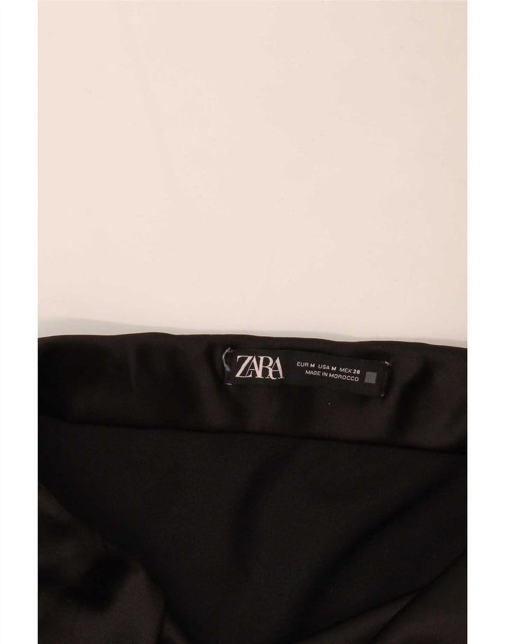 Saia feminina Zara A-Line médio W30 preta