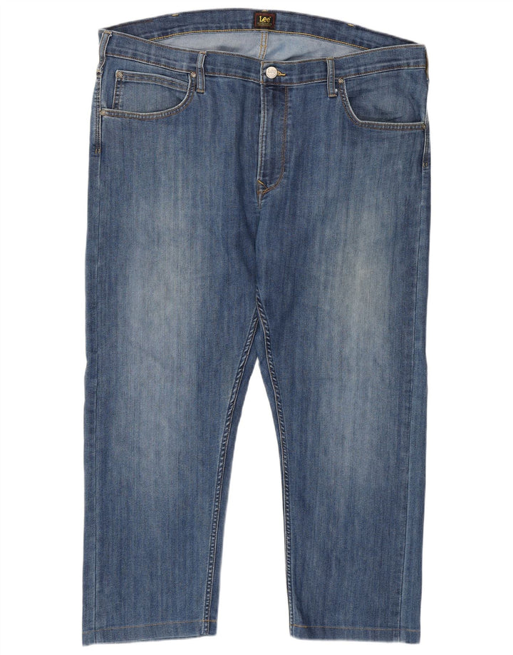 LEE Masculino Daren Zip Fly Calça Jeans W42 L26 Azul