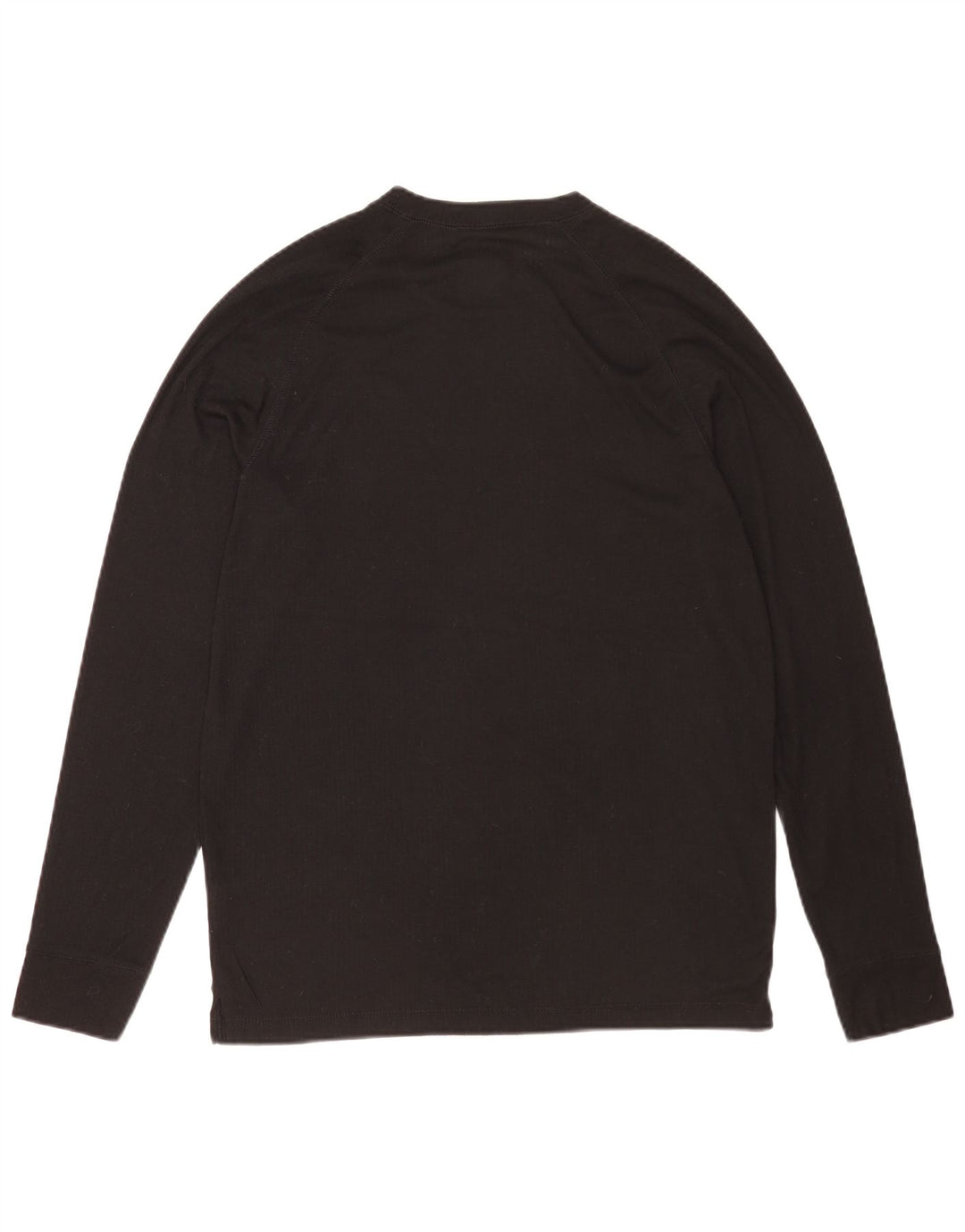 Mountain Warehouse Mens Top Manga Longa Grande Poliéster Preto