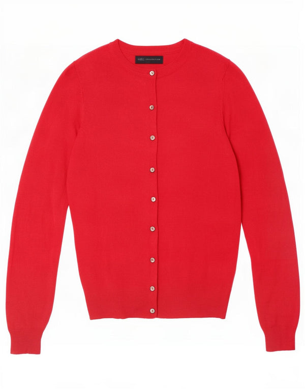 Suéter cardigã feminino Marks & Spencer Reino Unido 10 pequeno rosa