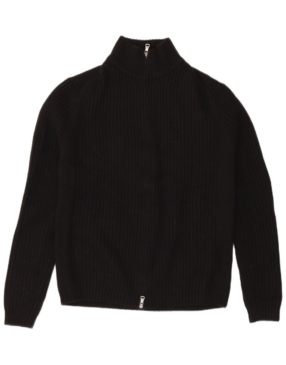 Suéter cardigã masculino Calvin Klein grande lã merino preta