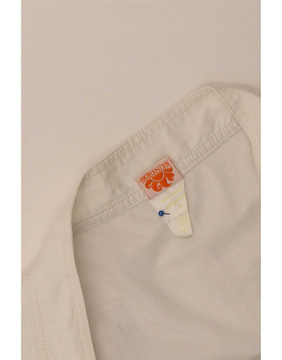 Sundek Mens Natação Shorts Grande Nylon Branco