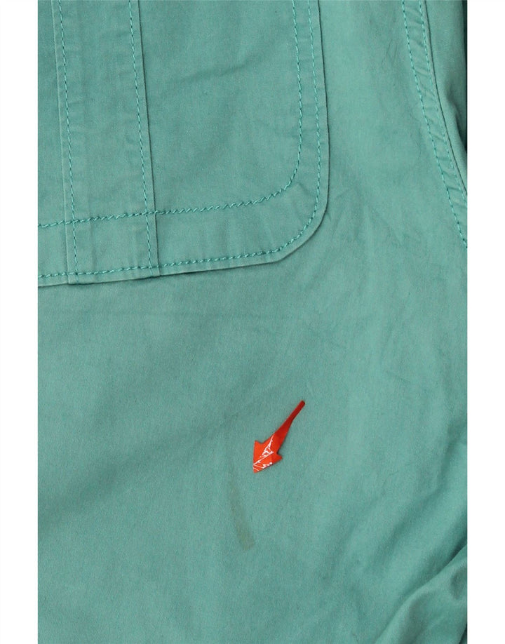LEE Womens Relaxed Fit Cargo Shorts US 18 2XL W38 Turquoise Cotton Vintage Lee and Second-Hand Lee from Messina Hembry 