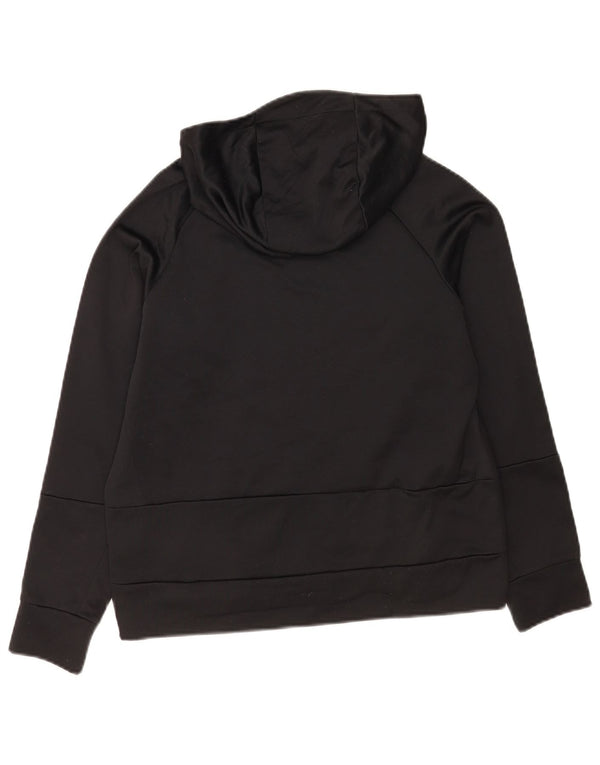 Jumper com capuz gráfico Nike Girls Dri Fit 13-14 anos XL preto poliéster