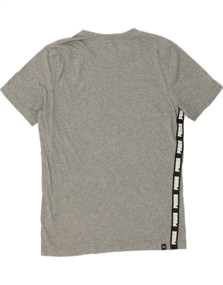 PUMA Mens Graphic T-Shirt Top Medium Grey Cotton Vintage Puma and Second-Hand Puma from Messina Hembry 