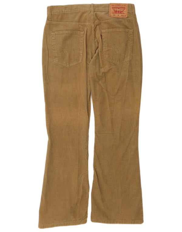 Calça masculina Levi's 584 Bootcut veludo W32 L30 algodão bege