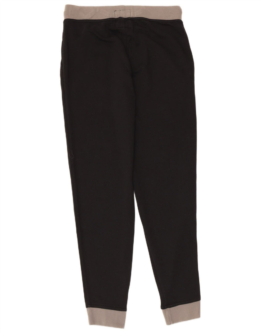 Calça de treino feminina Kappa Joggers UK 14 médio preto algodão