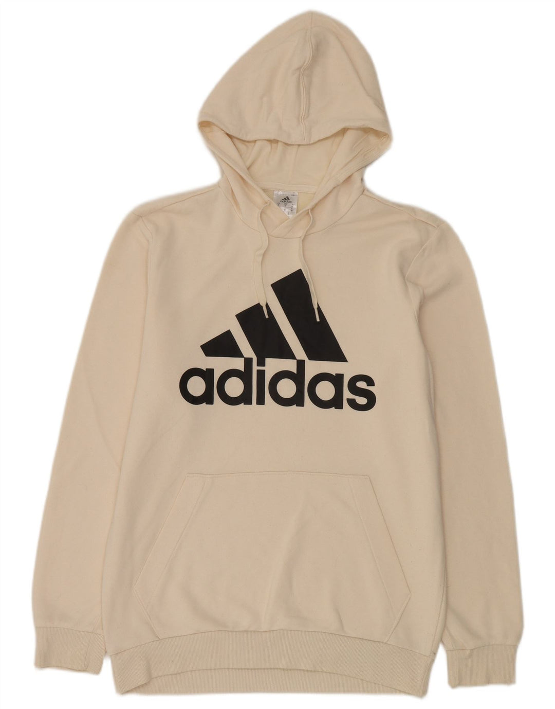 Adidas Mens Graphic Hoodie Jumper Médio Off White Algodão