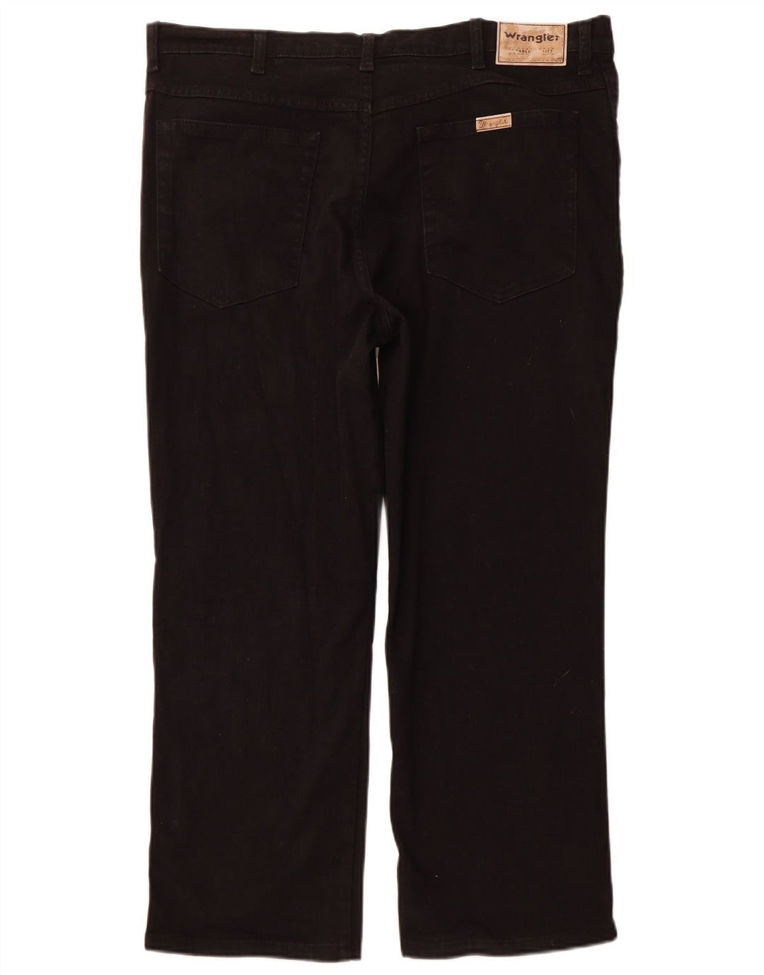 Wrangler Mens Regular Fit Calça Jeans W40 L26 Algodão Preto