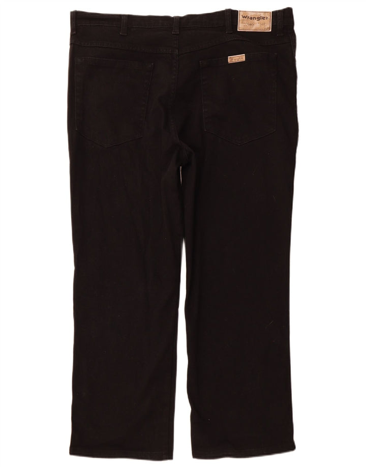 Wrangler Mens Regular Fit Calça Jeans W40 L26 Algodão Preto