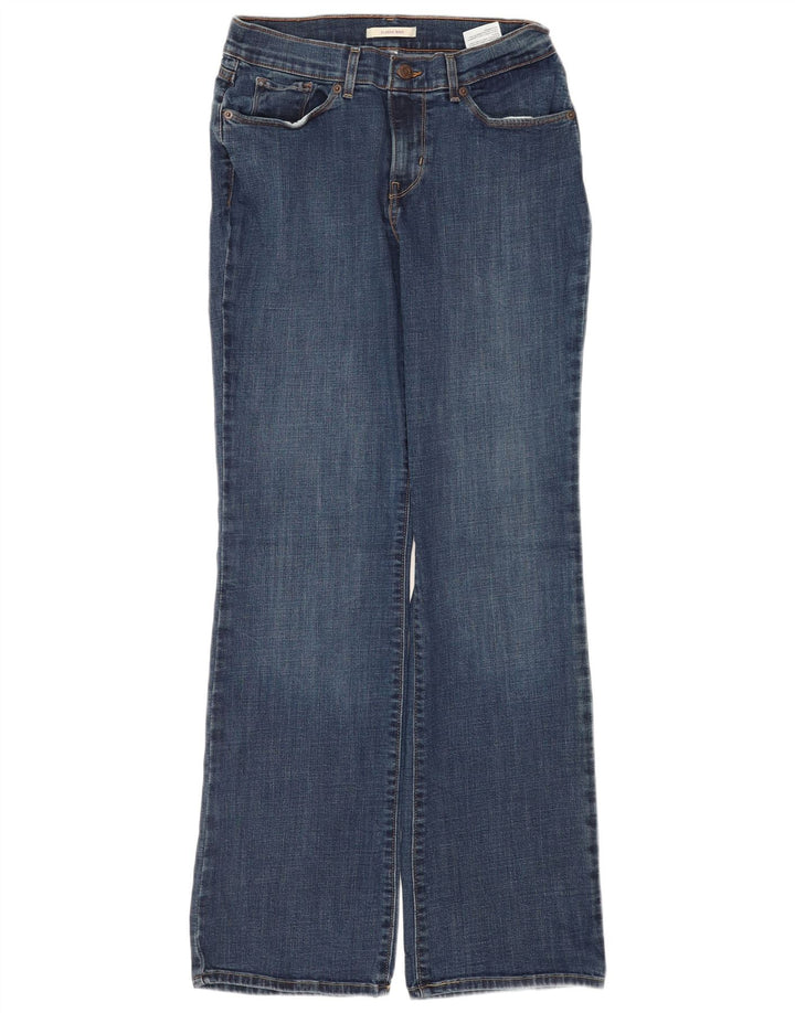 Jeans feminino clássico bootcut Levi's W28 L32 azul algodão