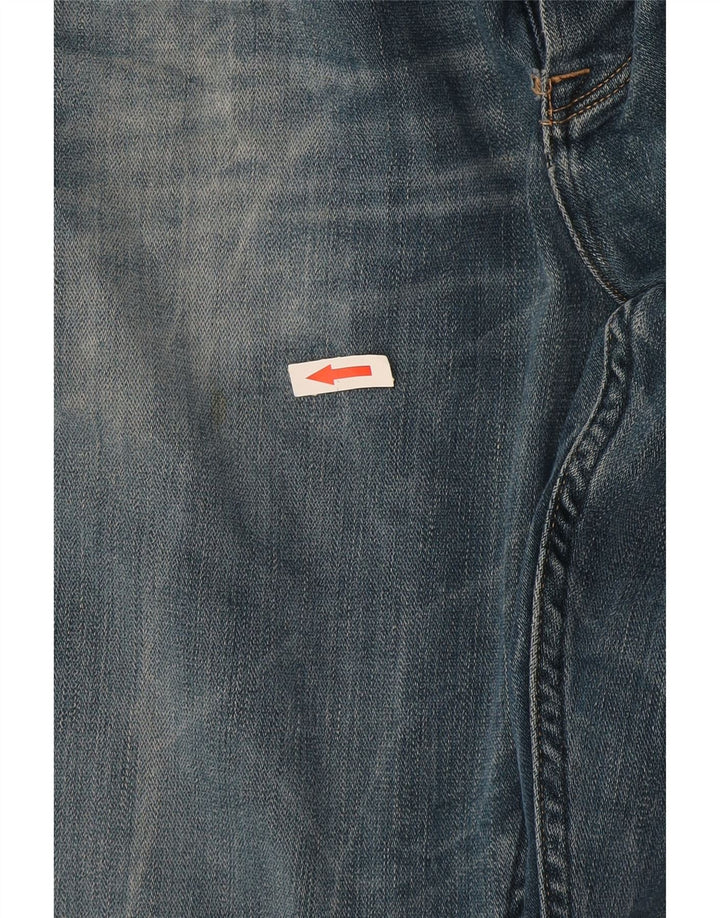 Wrangler Mens Ben Slim Jeans W38 L34 Azul Algodão