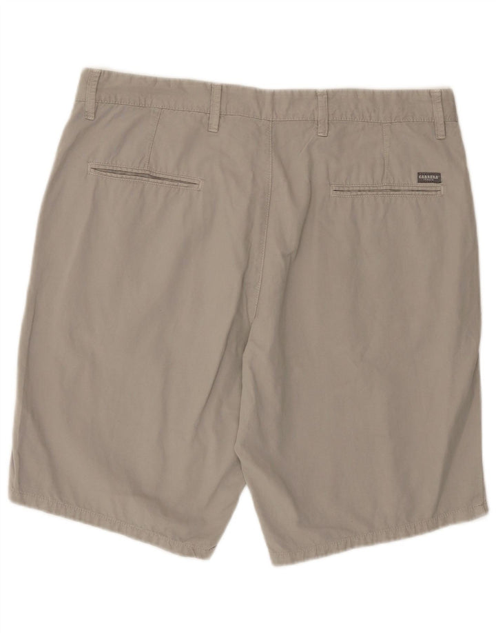 CARRERA Mens Chino Shorts W36 Grande Algodão Cinza