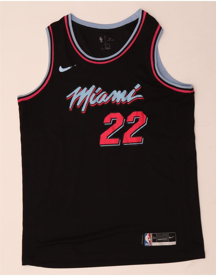 Camiseta masculina Nike Miami Graphic Top XL poliéster listrado preto