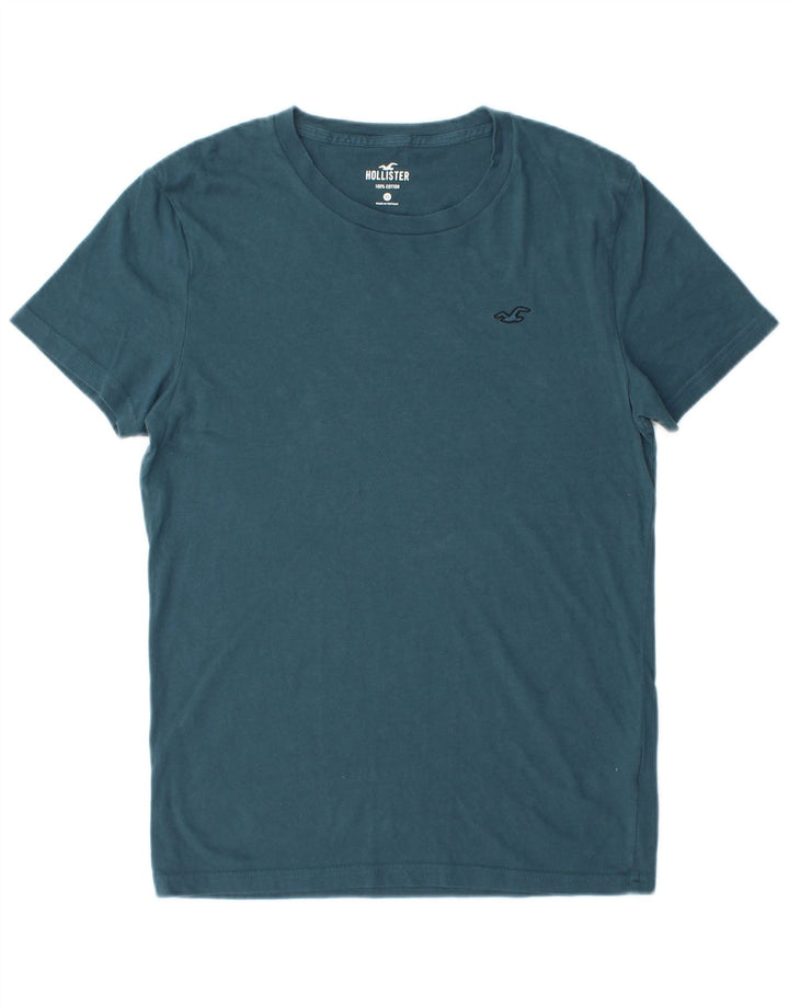 Camiseta masculina HOLLISTER Top XS algodão azul