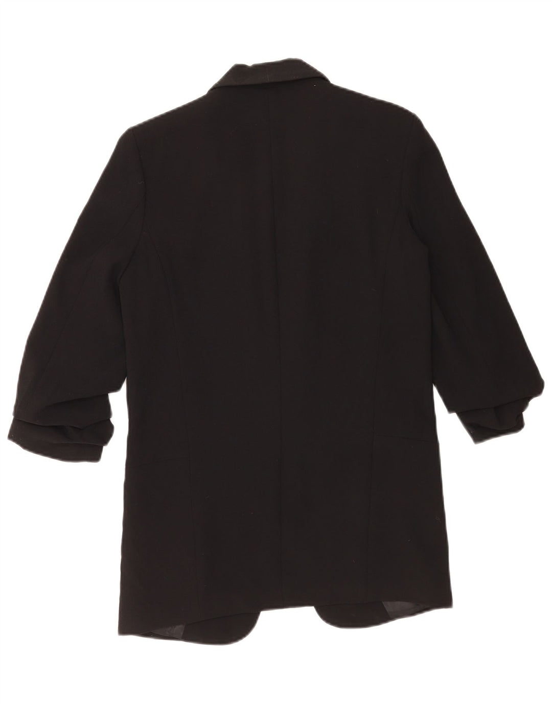 Zara Womens Oversized Blazer Jacket UK 6 XS Poliéster Preto