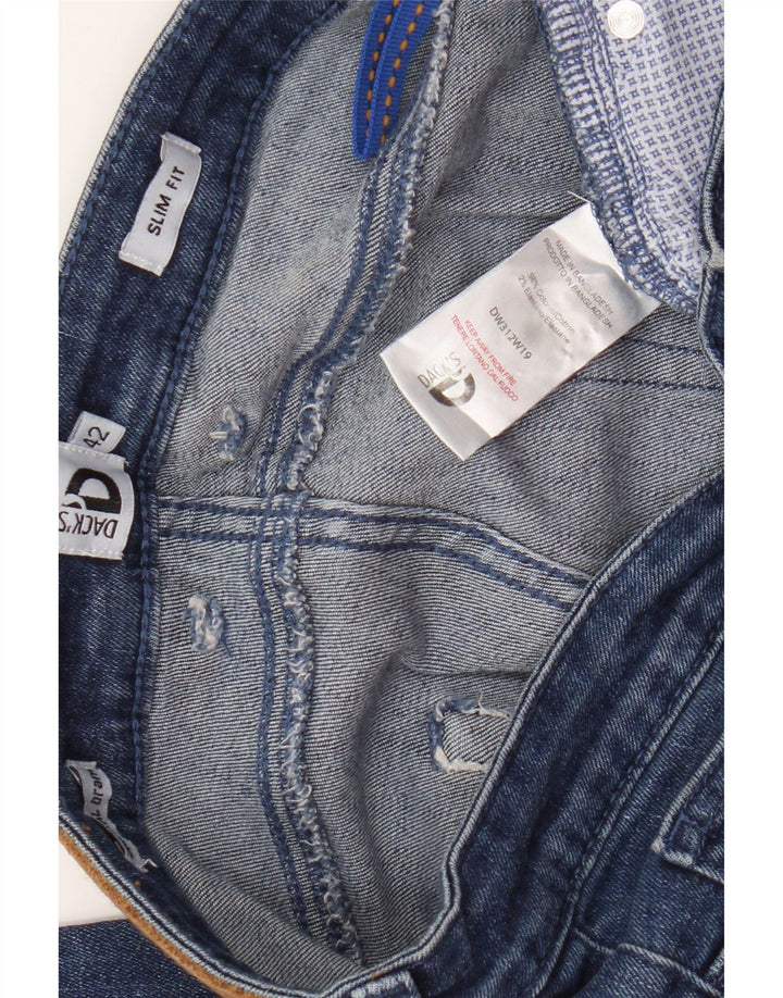 Calça jeans feminina Dack's Slim IT 42 médio W30 L28 algodão azul