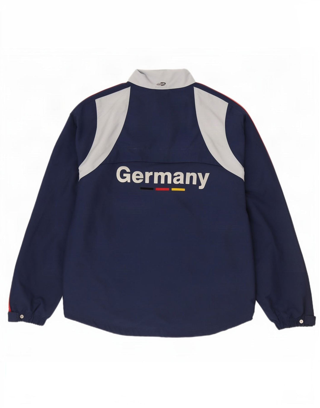 Adidas Mens Germany Tracksuit Top Jacket Reino Unido 44/46 Grande Azul Marinho