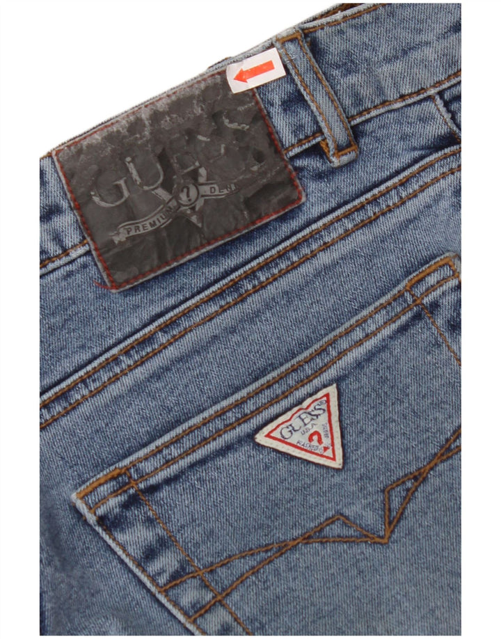 Jeans feminino Bootcut GUESS W28 L32 azul algodão